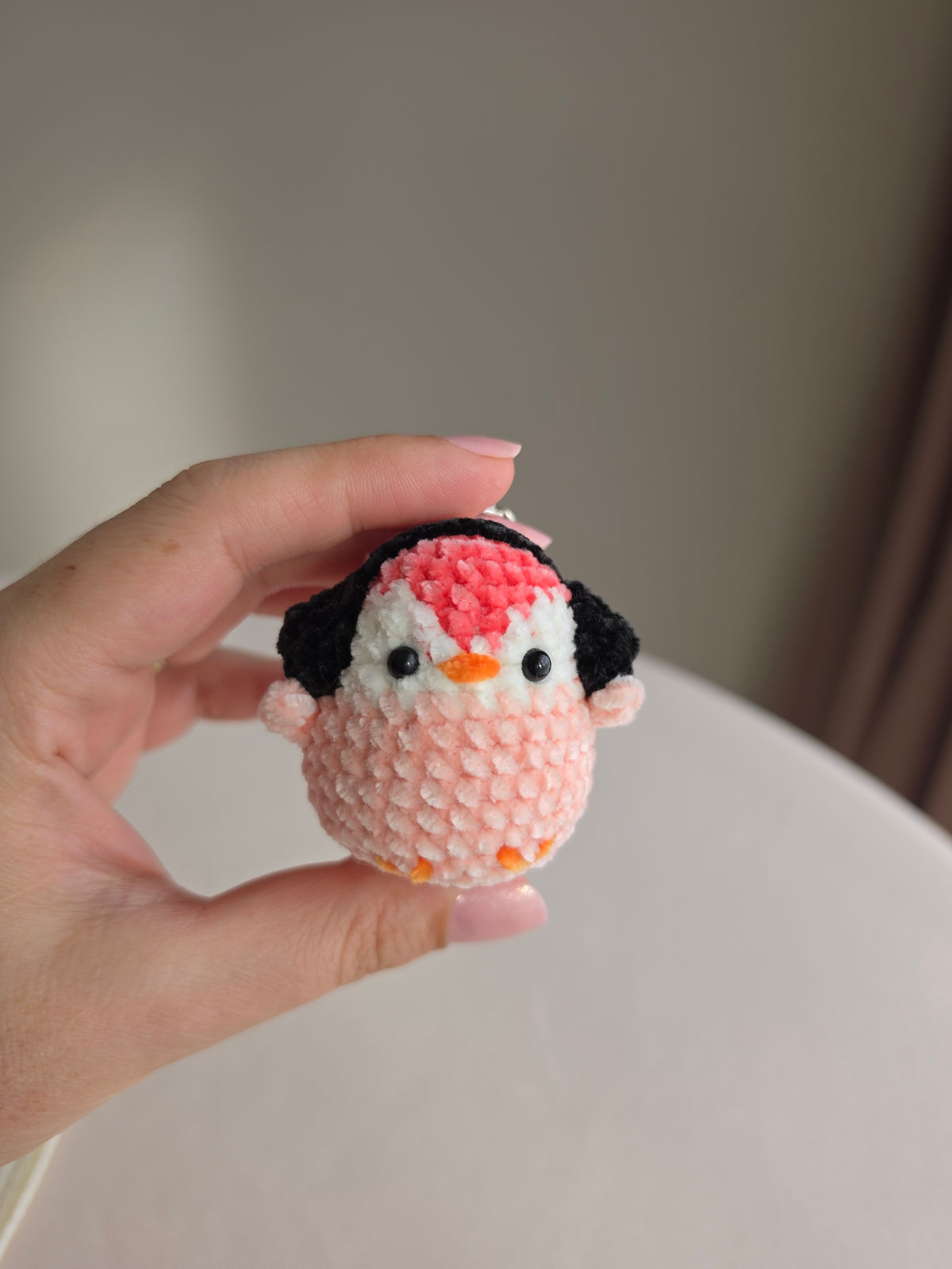 Crochet Penguin Keychain/ Bag charm