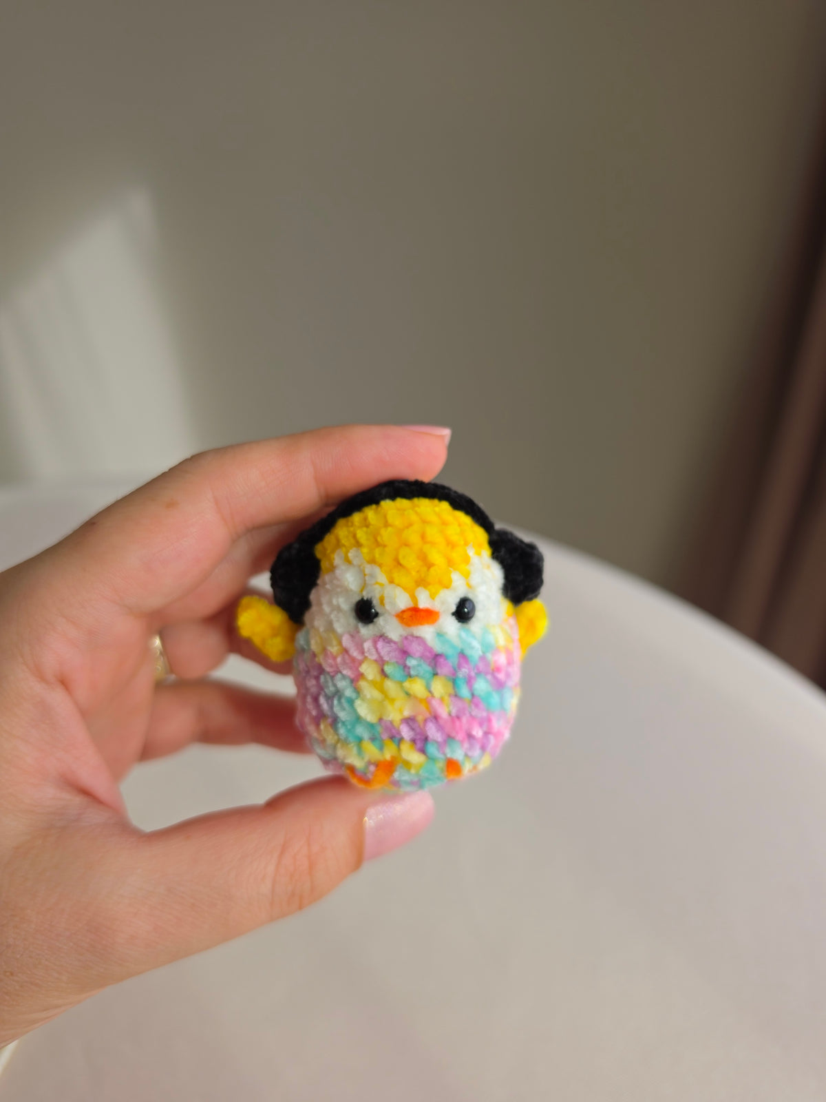 Crochet Penguin Keychain/ Bag charm