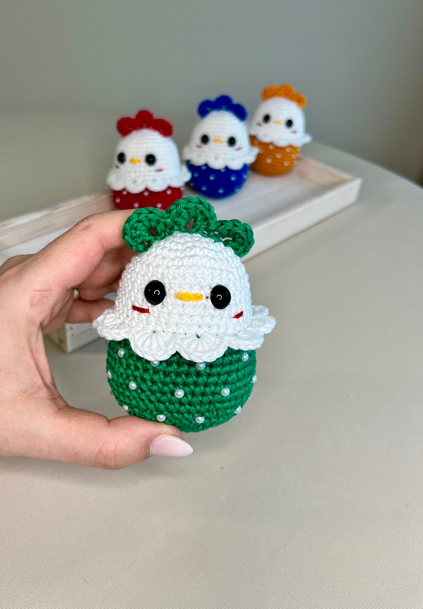 Crochet Chicken Decoration