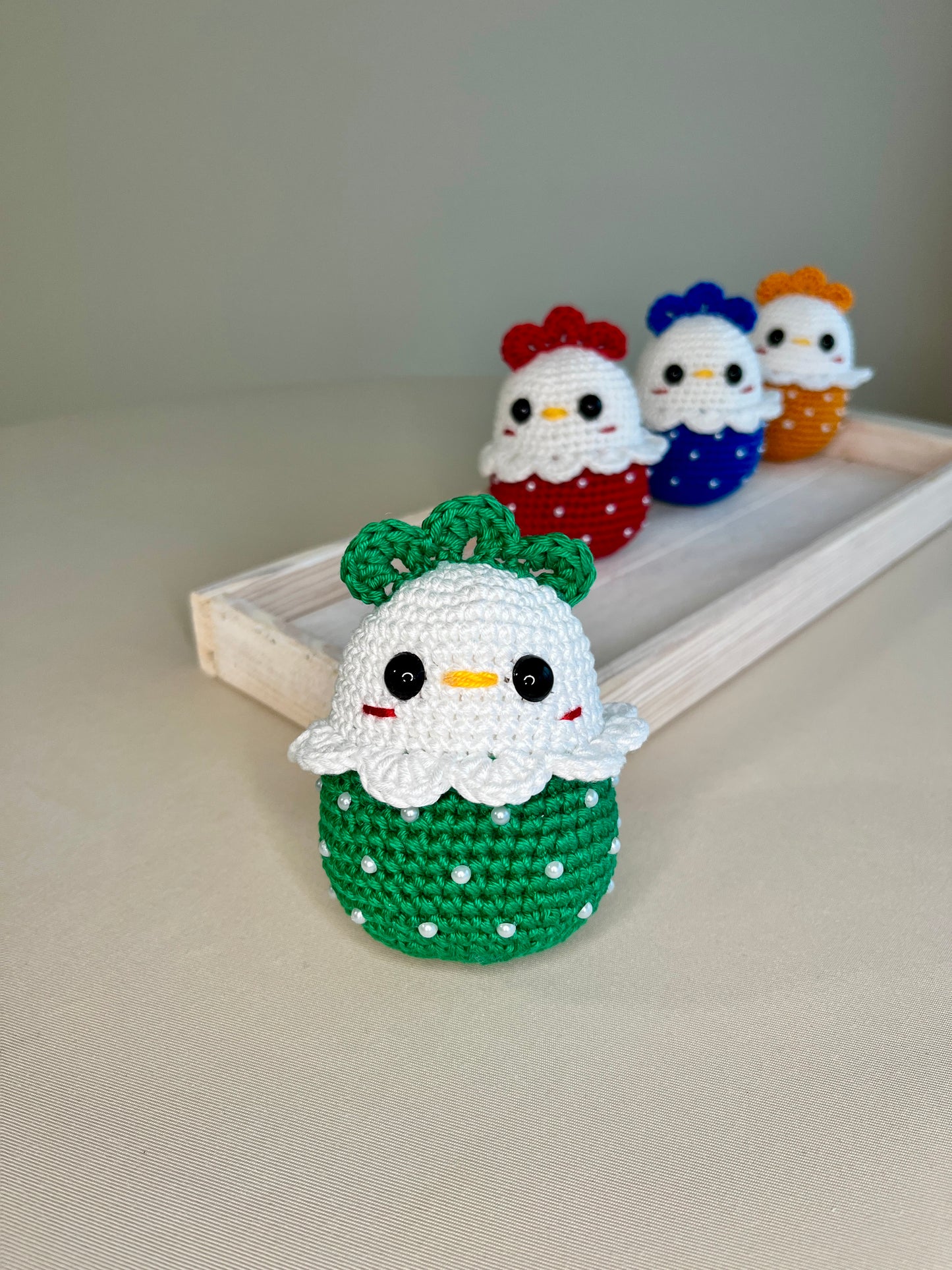 Crochet Chicken Decoration