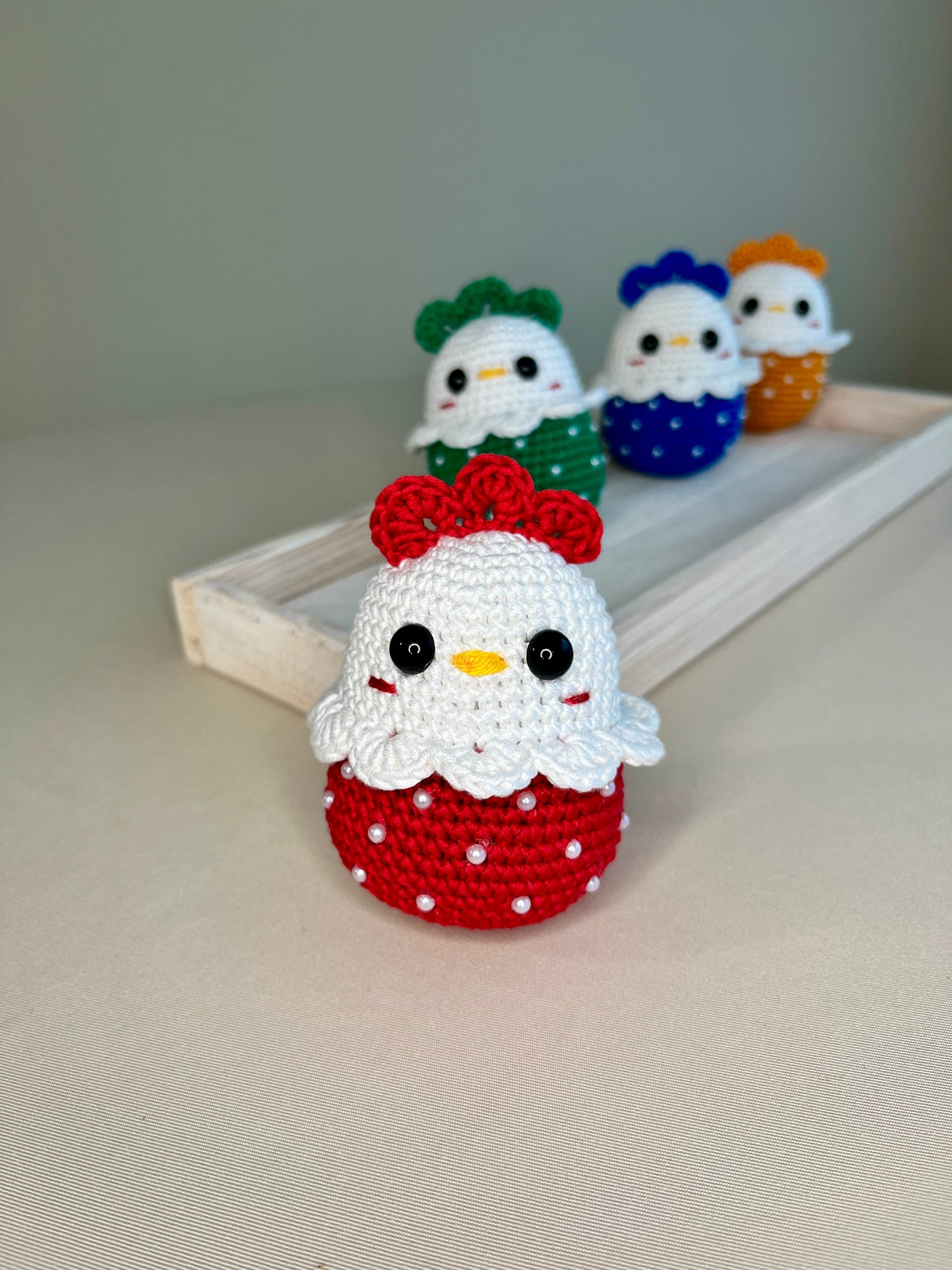 Crochet Chicken Decoration