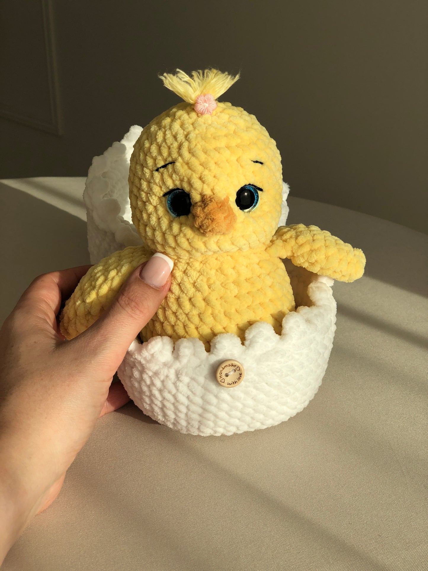 Crochet Chick & Its Cozy Shell