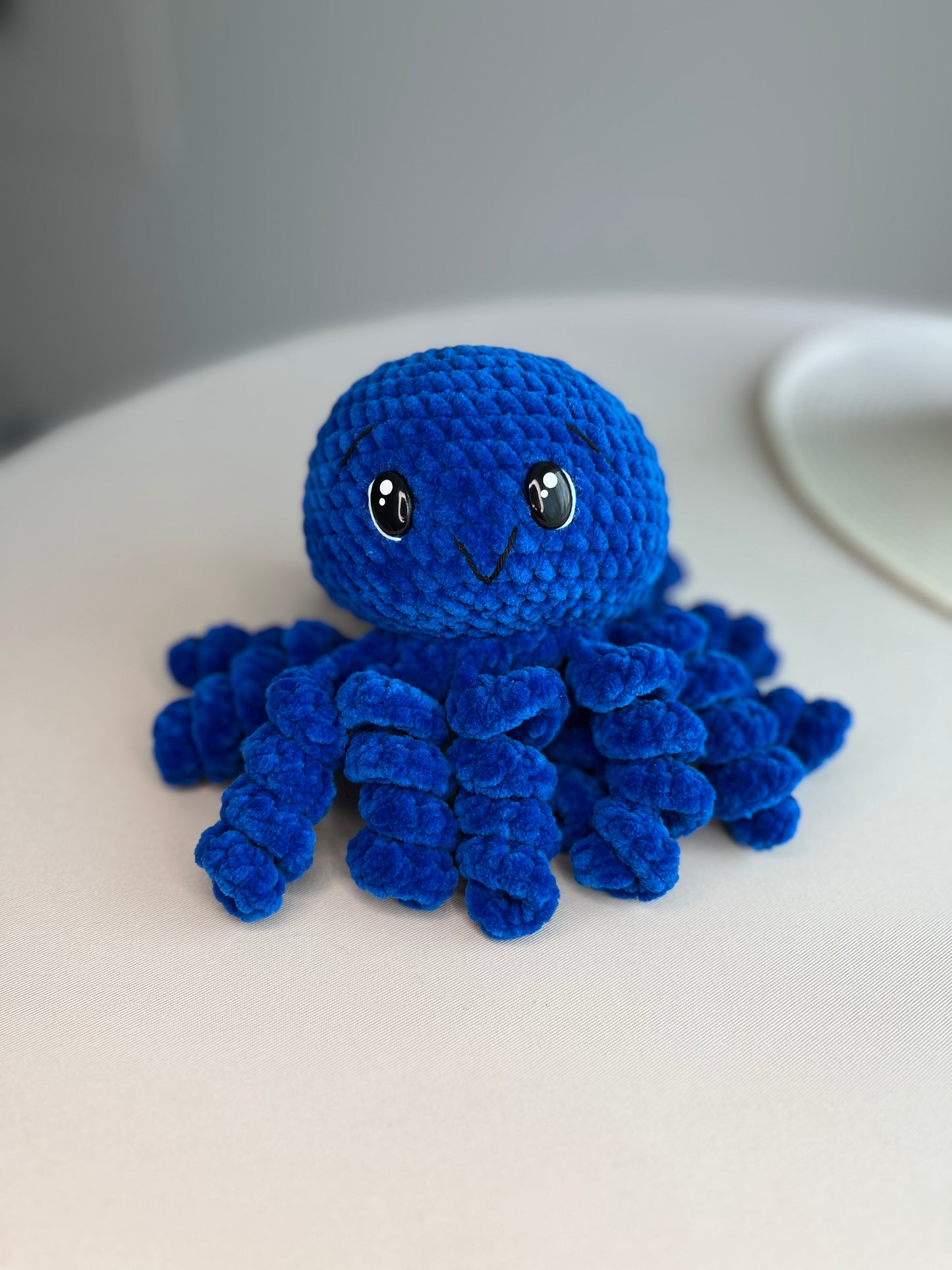 Crochet Blue Octopus