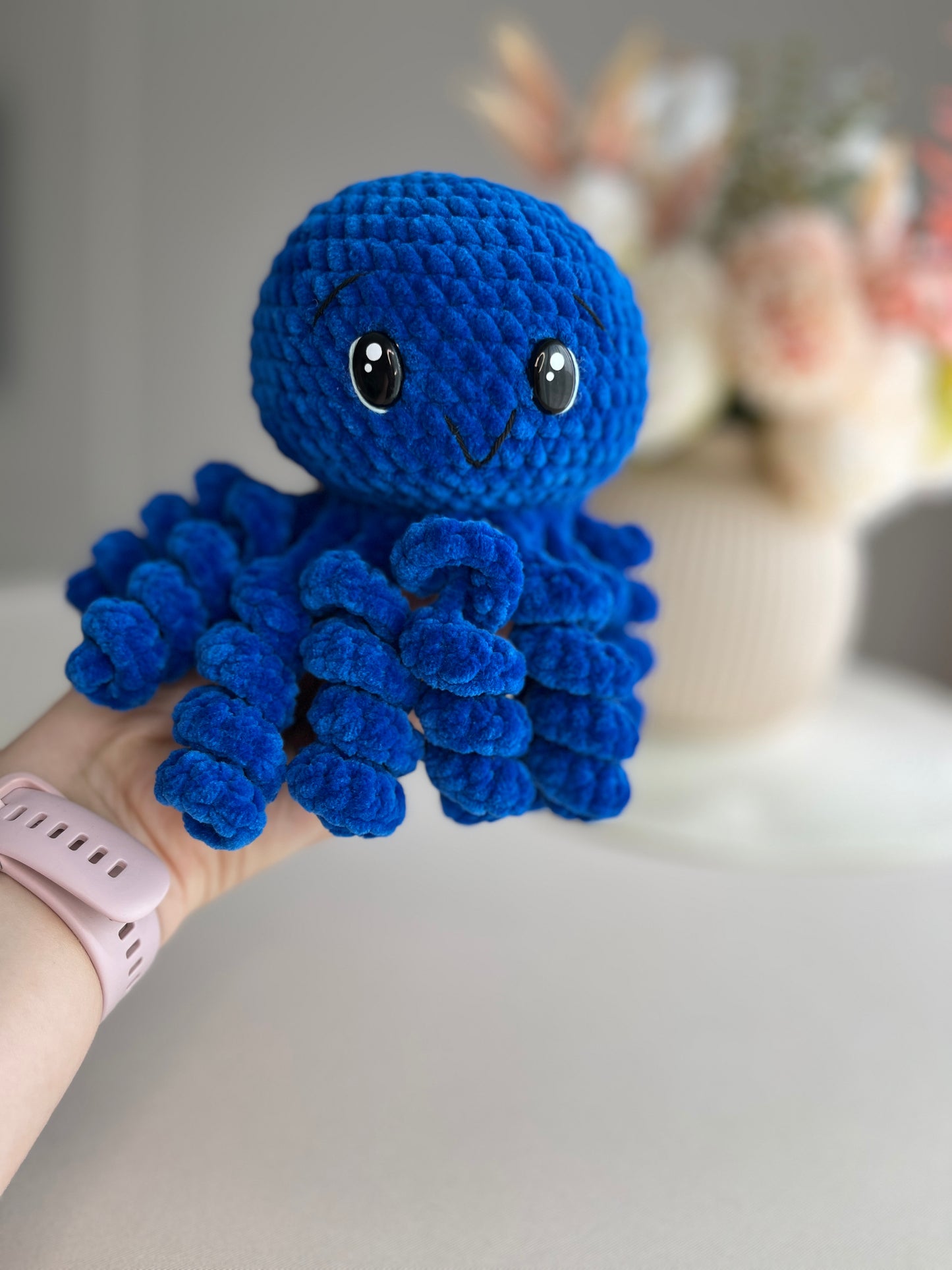 Crochet Blue Octopus