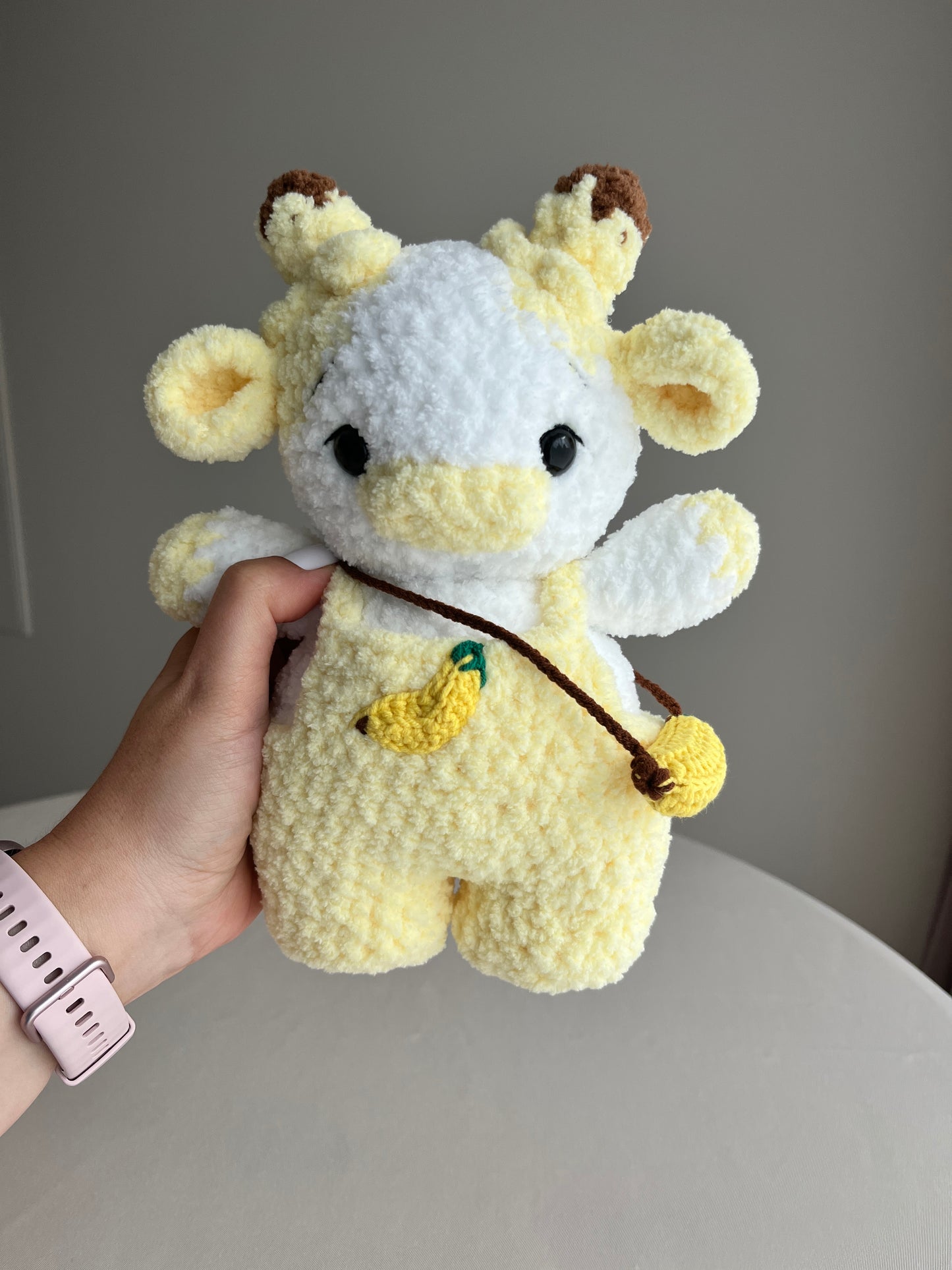 Crochet Puffy Banana Cow