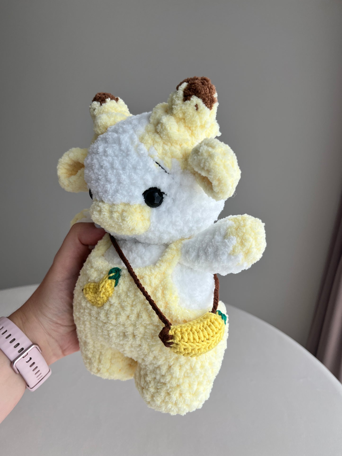 Crochet Puffy Banana Cow