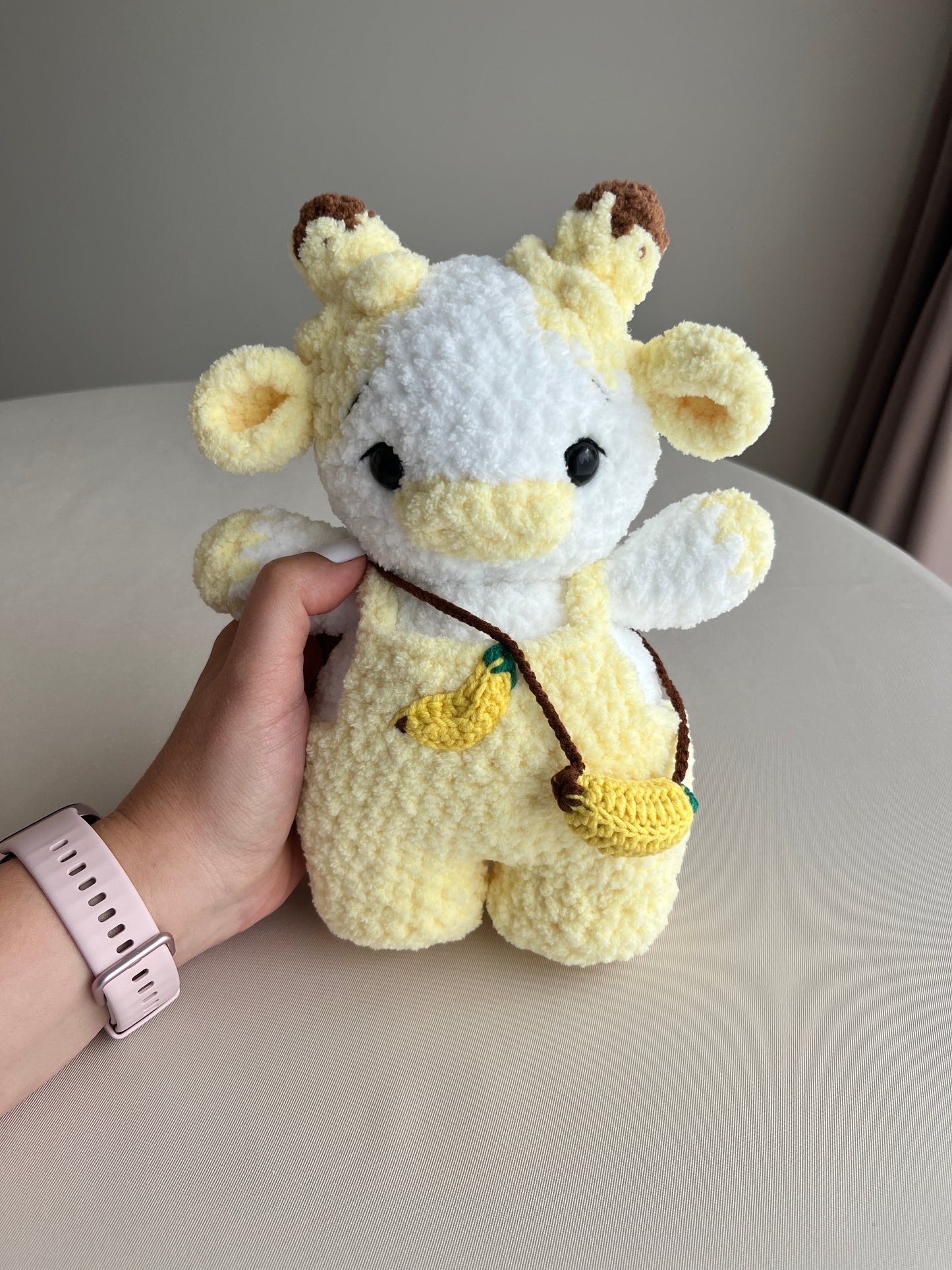 Crochet Puffy Banana Cow