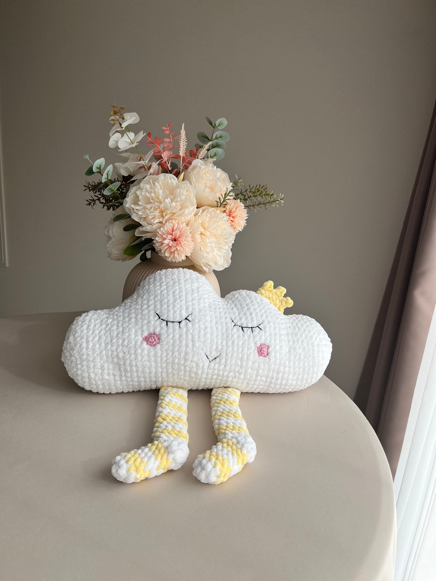 Crochet Cloud Pillow