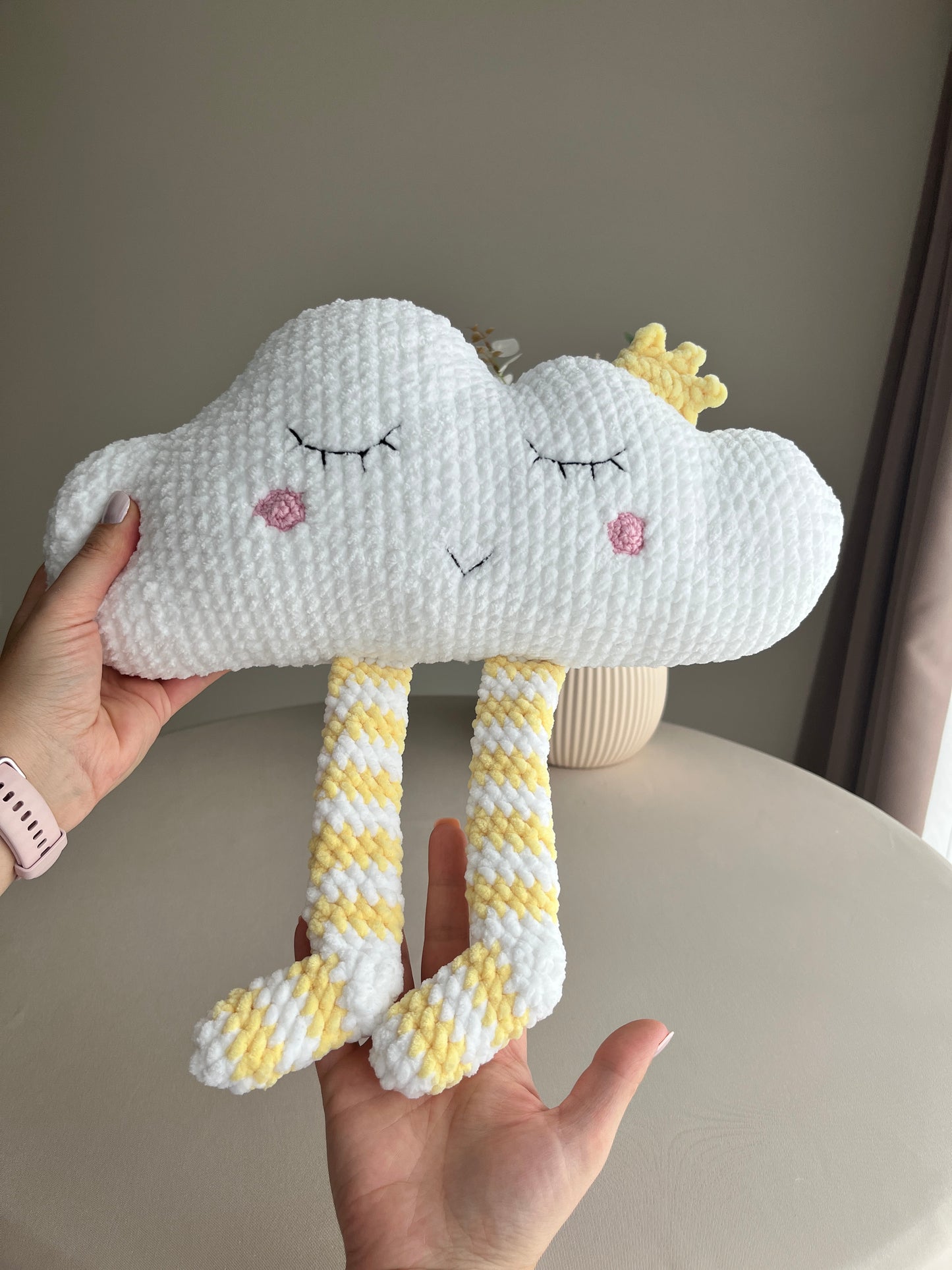 Crochet Cloud Pillow