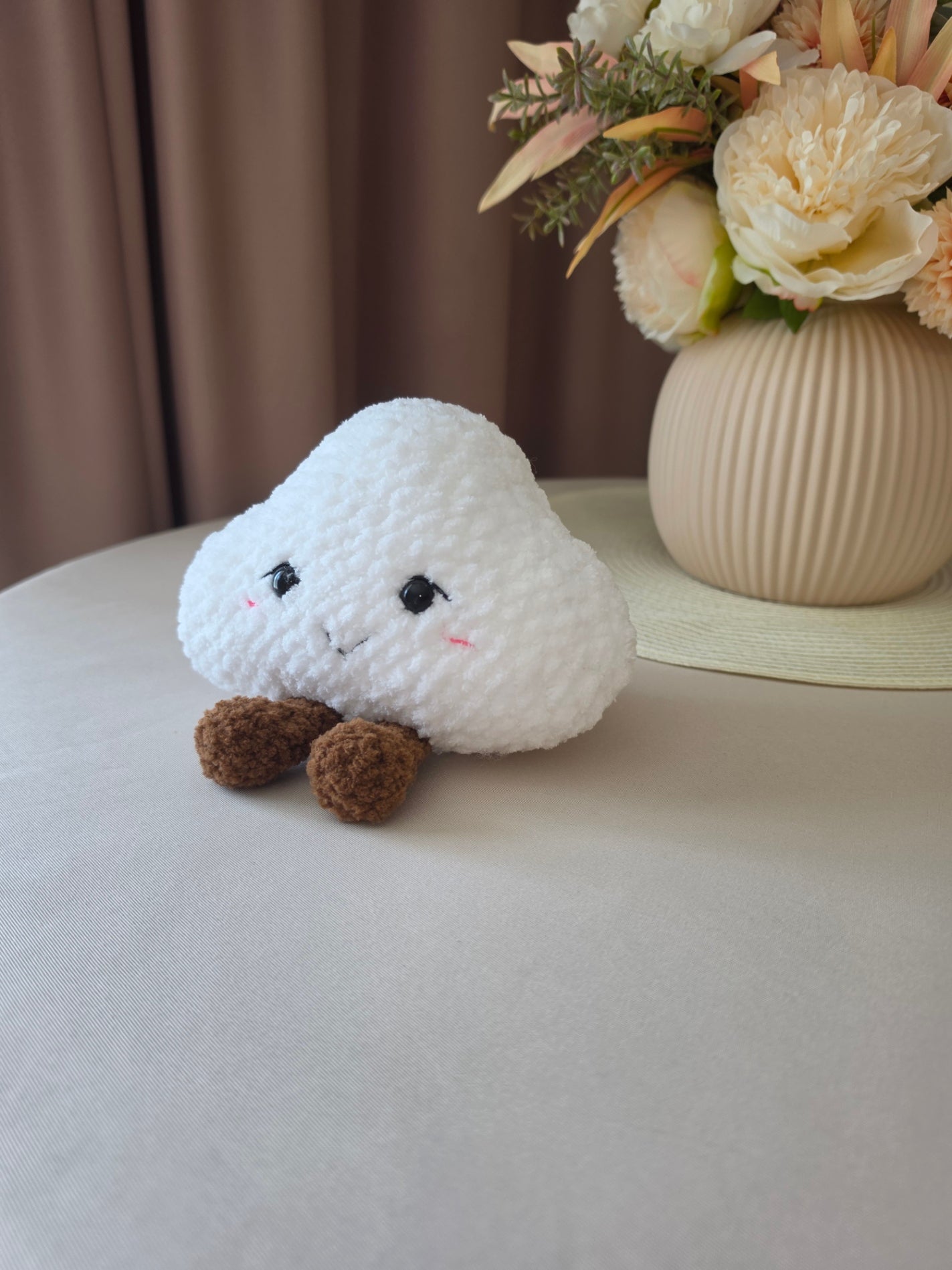 Crochet Smiling Little Cloud