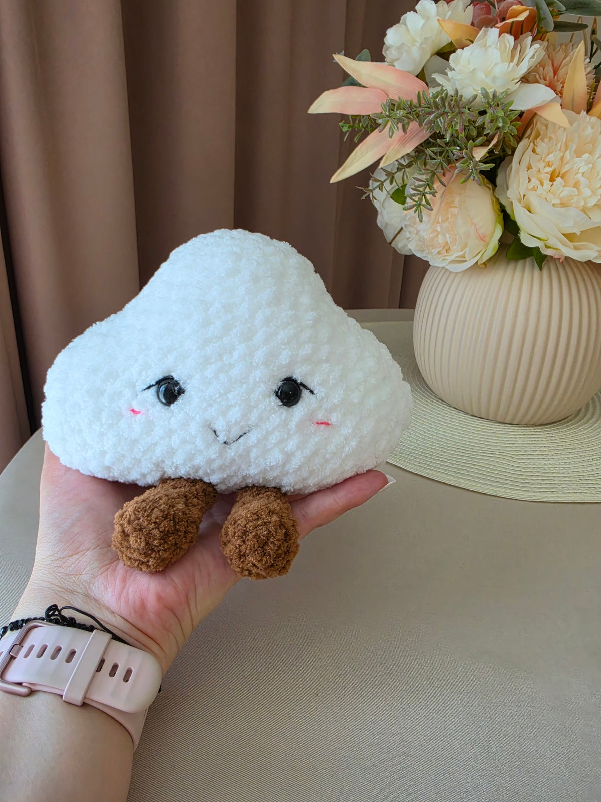 Crochet Smiling Little Cloud