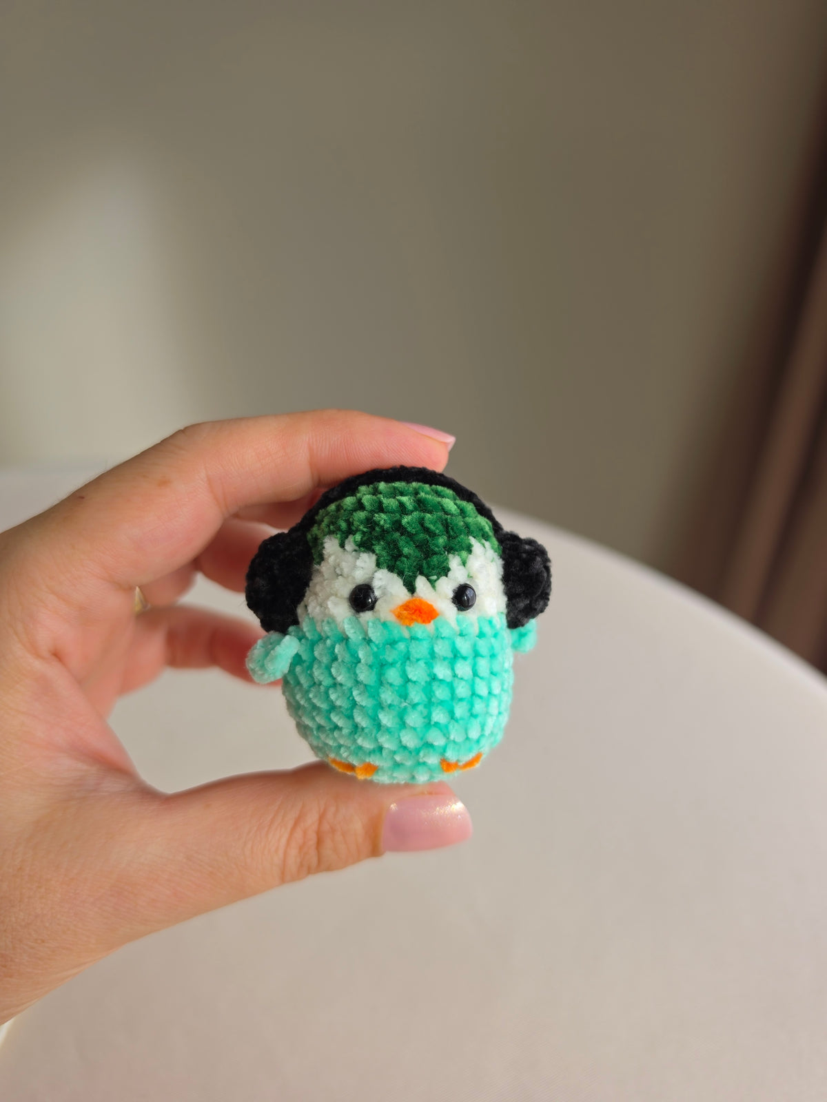 Crochet Penguin Keychain/ Bag charm