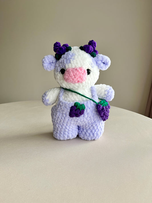Crochet Puffy Grape Cow