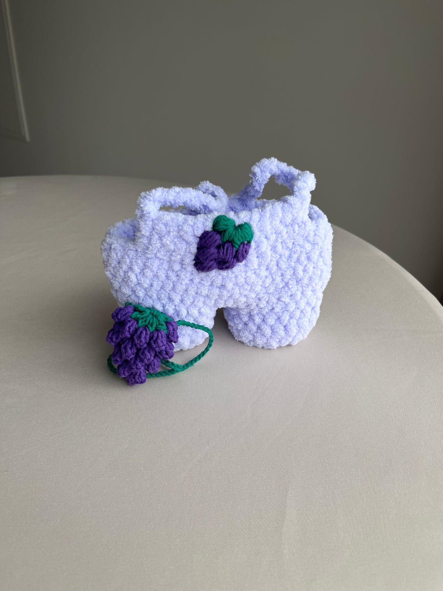 Crochet Puffy Grape Cow