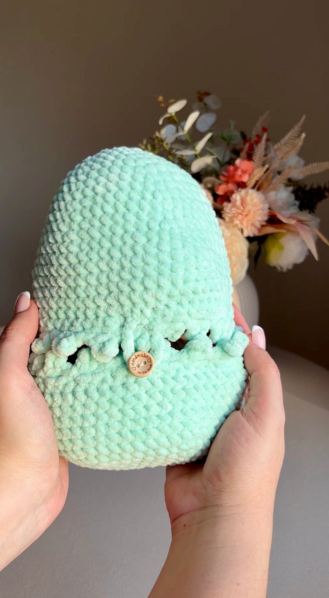 Crochet Duck and its Cozy Shell