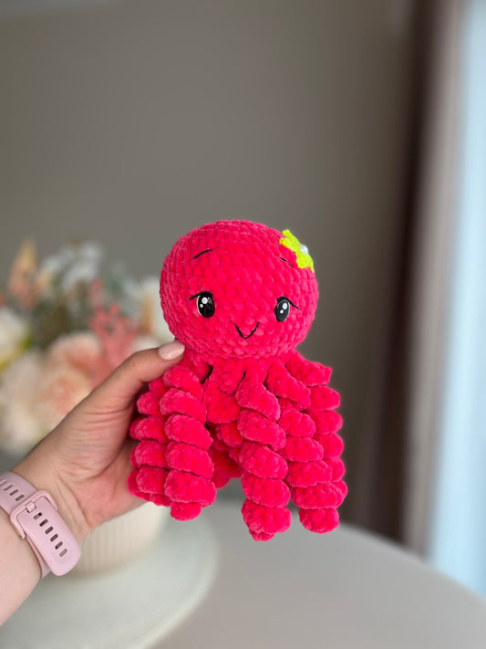 Crochet Pink Octopus
