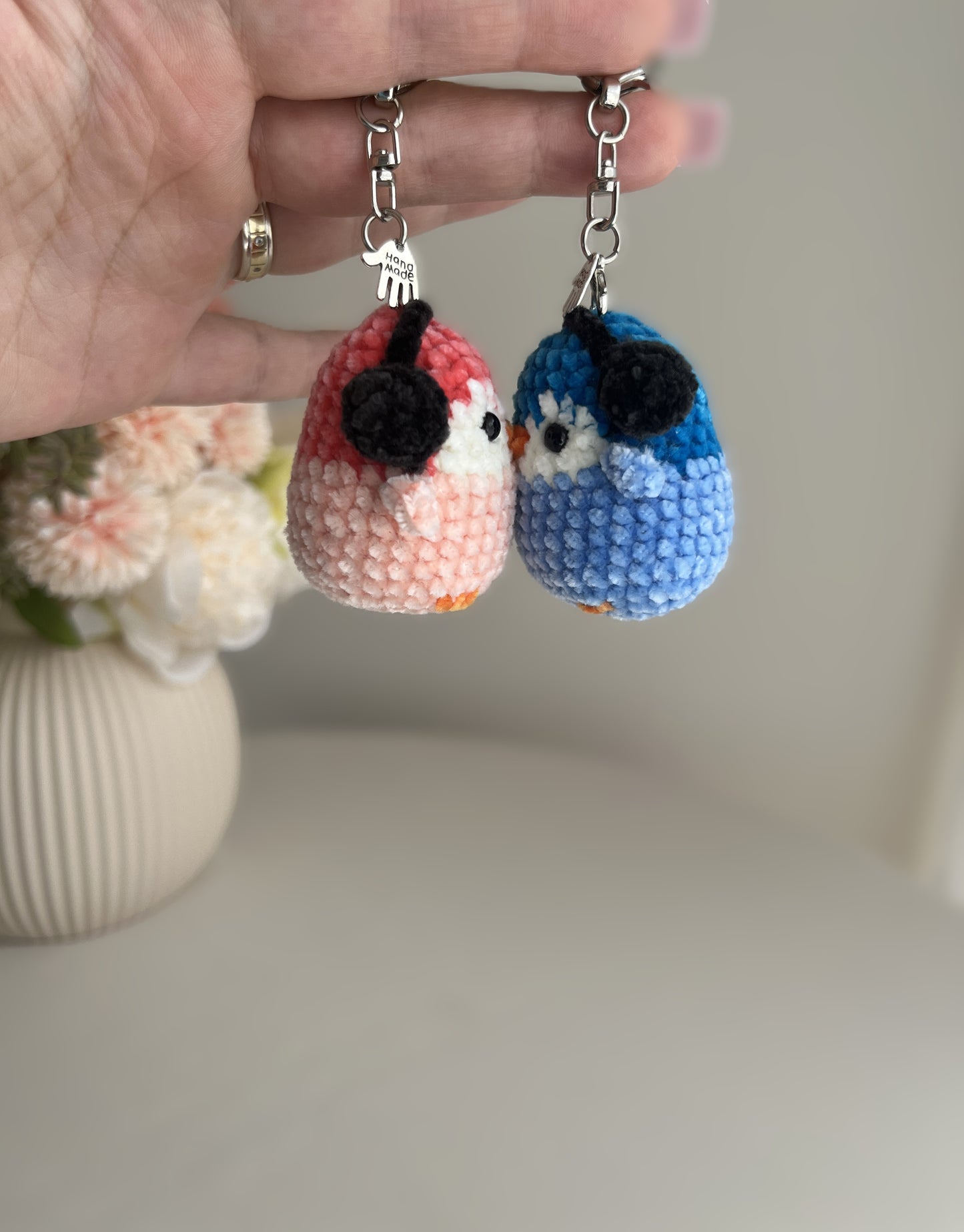 Crochet Penguin Keychain/ Bag charm