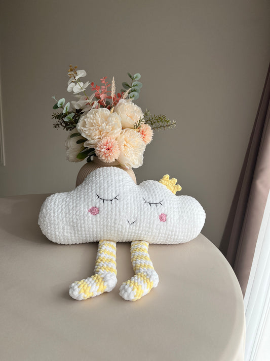 Crochet Cloud Pillow